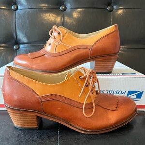 Women’s Wolverine 1000 Mile by Samantha Pleet Nesbit Kiltie Leather Oxfords Sz 7